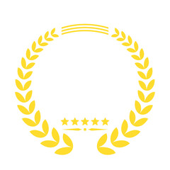 Gold Laurel Wreath Award Graphic