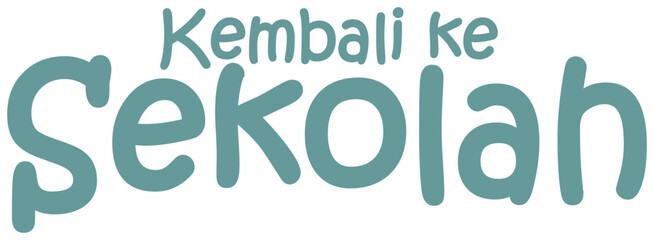 Kembali ke Sekolah Typography