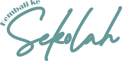 Kembali ke Sekolah Typography