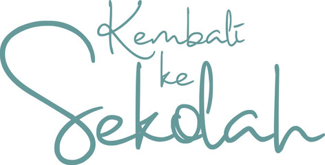 Kembali ke Sekolah Typography