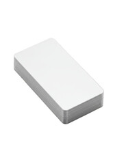 Isometric Stack of White Cards Playing Game Deck Isolated