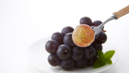 果物_みずみずしい巨峰