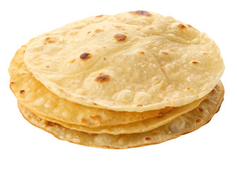 Stack Of Toasted Tortillas