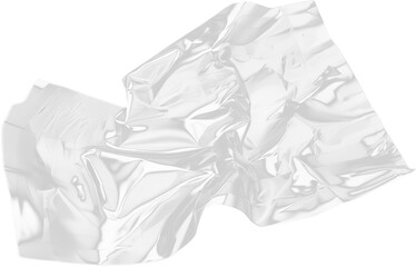 Transparent Crumpled Tape Texture