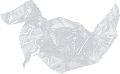 Transparent Crumpled Tape Texture