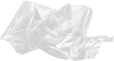 Transparent Crumpled Tape Texture