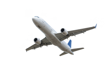 Realistic Aircraft Aeroplane Flying on Air Transportation PNG