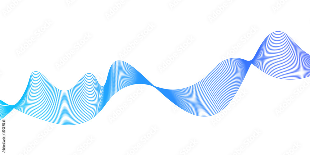 Poster abstract vector background with blue wavy lines,abstract business wave curve lines background.curve 