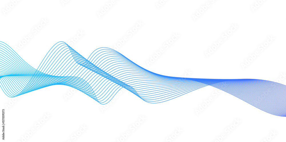 Poster abstract vector background with blue wavy lines,abstract business wave curve lines background.curve 