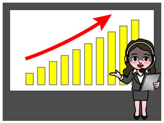 壱A：ヘッドセットでプレゼンする登壇女子 CS3 2025_0612_013