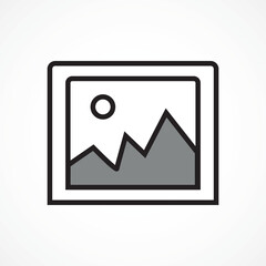 Image Recognition icon outline with white background – AI Visual Detection System, Vector sign. Symbol, logo illustration. Vector graphics for Presentation and other
