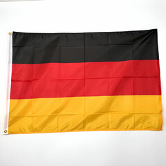 Obraz premium flag of Germany with white background