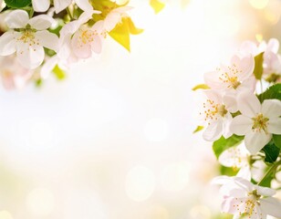 Obraz premium Springtime Apple Blossom Branches