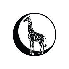 Fototapeta premium giraffe vector illustration