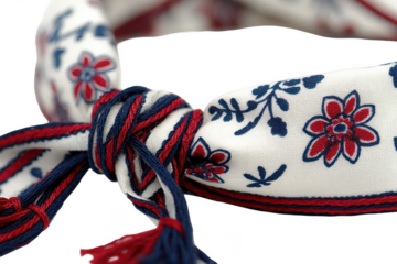 Floral Headband Knot Detail