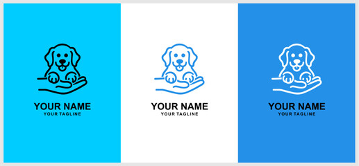 vector dog logo design2.eps