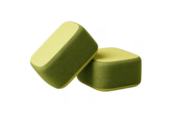 Dual-toned cleaning sponges