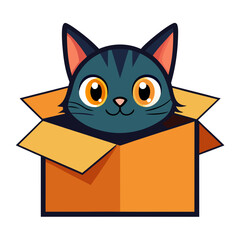 vector illustration of a cat