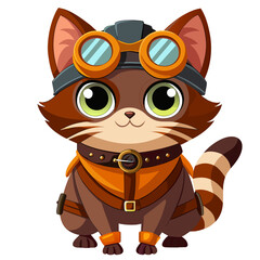 vector illustration of a cat