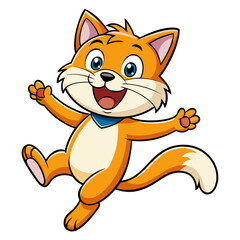 vector illustration of a cat