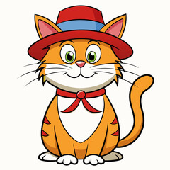 vector illustration of a cat