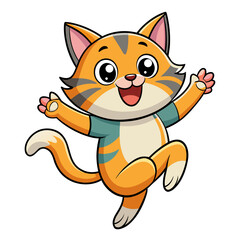 vector illustration of a cat