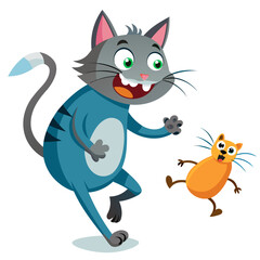 cat and mouse