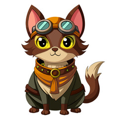 vector illustration of a cat