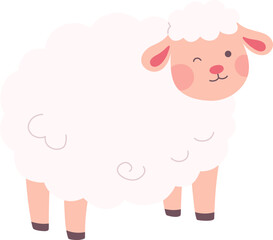 Cute Sheep Smiling

