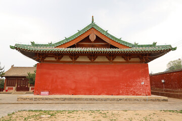 Fototapeta premium Yanshan Temple, Fanshi County, Xinzhou, Shanxi, China