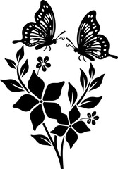  Tribal Butterfly Serenity tattoo design
