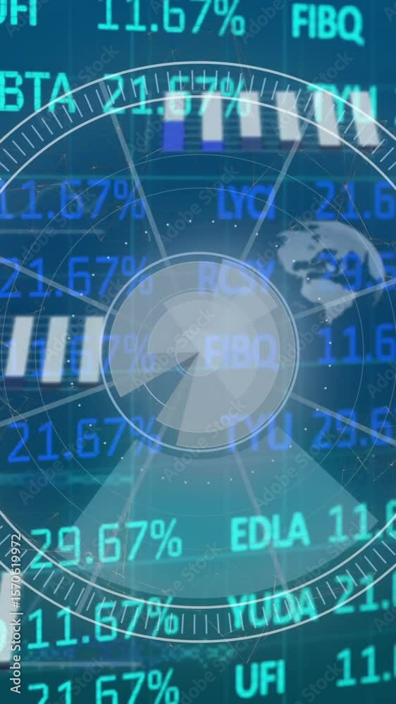 Poster animation of scope scanning and data processing