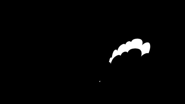 ポップな煙衝撃エフェクト