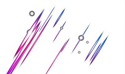 abstract shiny neon light effect element