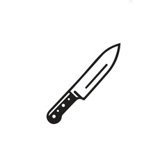 Knife vector logo template
