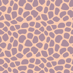 Abstract modern giraffe seamless pattern. Animals trendy background. Colorful decorative vector stock illustration for print, card, postcard, fabric, textile. Modern ornament of stylized skin.