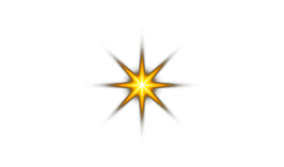 gold glow star element