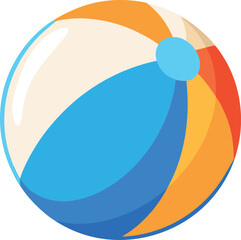 Cheerful Beach Toy Ball for Vacation Design