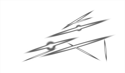 rays light effect design element