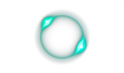 green circle glare light element
