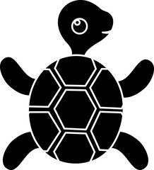 Obraz premium Turtle Silhouette
