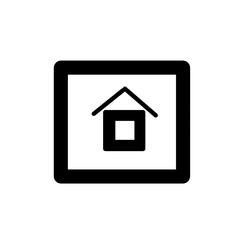 Home icon vector