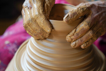 hands of a potter