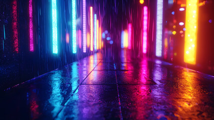 Colorful neon advertisement boards, Kabukicho Shinjuku, Tokyo, Japan