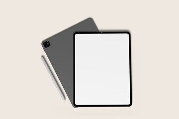 iPad Pro on White Background