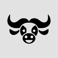 cow skull vector illustration
