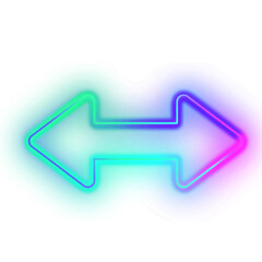 Gradient Neon Arrow