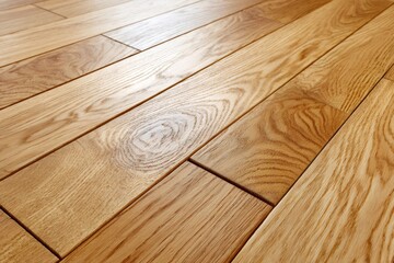Fragment of parquet floor showing natural wood texture