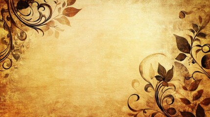 explore vintage floral patterns and earthy texture with warm elegance