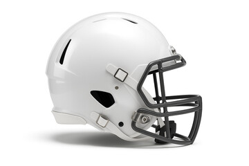 American football helmet isolated on white background